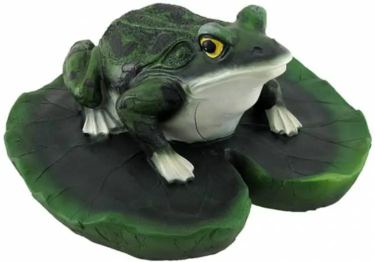 Best 6 Koi Pond Decorations - The Most Beautiful Choices 5 Zeckos Frog on Lily Pad Floating Pool or Pond Ornament koi pond decoration